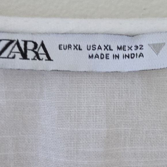 Zara White Lace Detail Blouse - Picture 2 of 9